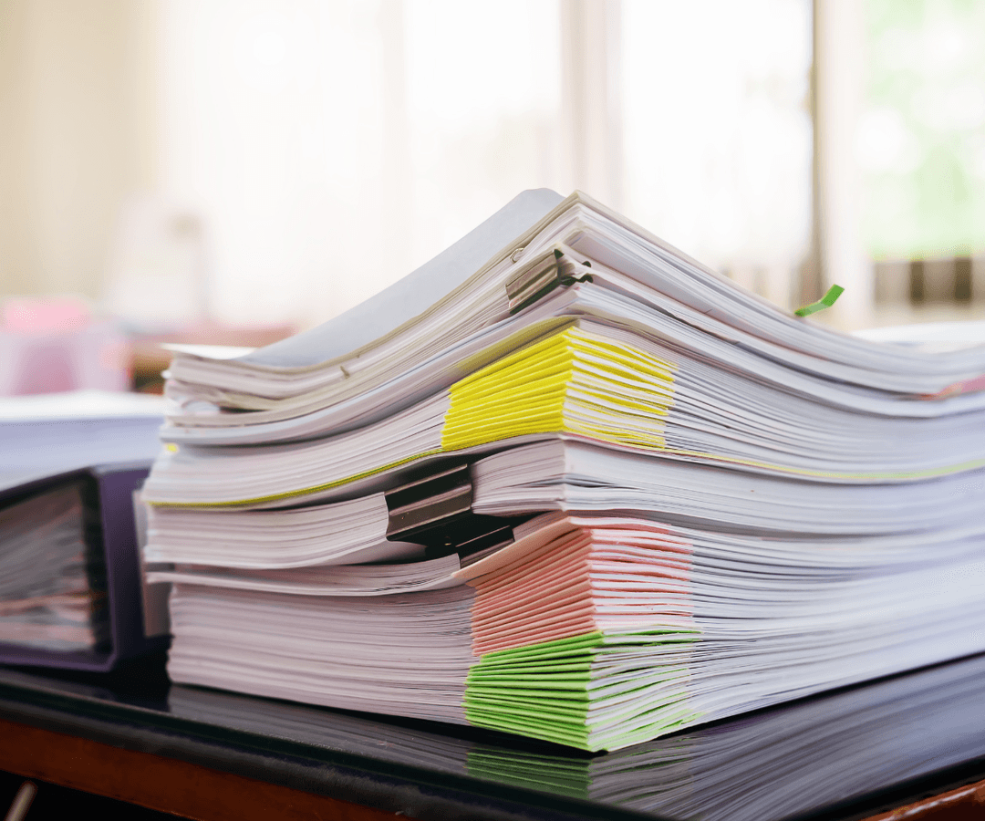 Illustration of custom document processing